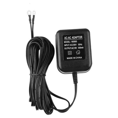 AC adapter za zvono na vratima, 18V 500MA transformator za zvono na vratima, 10M kabel, kompatibilno prstenasto zvono, EU utikač za video zvono