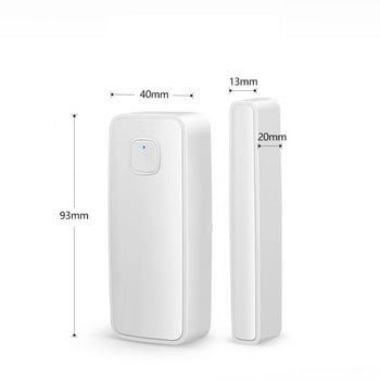 Tuya Smart Wifi Αισθητήρας παραθύρου πόρτας Άνοιγμα Κλείσιμο Εφαρμογή Ανιχνευτής Ειδοποίηση Συναγερμός ασφαλείας σπιτιού με Alexa Google Home Smart Life