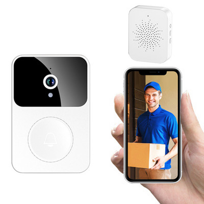 X9 vizualizējams viedais durvju zvans USB 2.4G bezvadu WiFi APP Balss Video 1080P Electro Cat Eye Doorbell Night Vision Auto Doorbell