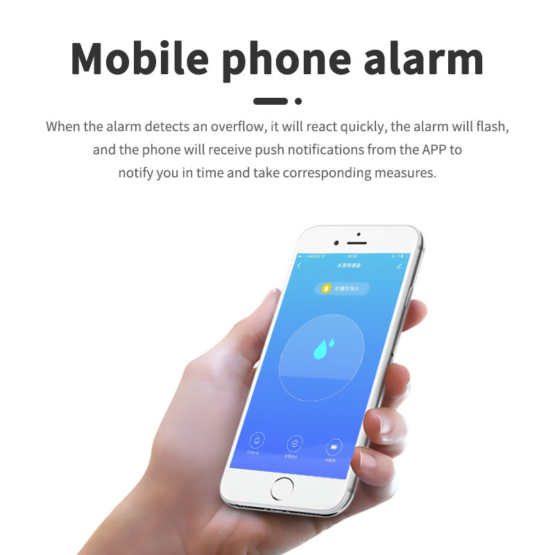 CORUI Tuya Zigbee veelekke alarm veelekke anduri detektori üleujutushoiatus ühildub Alexa Google Home Smart Life'iga