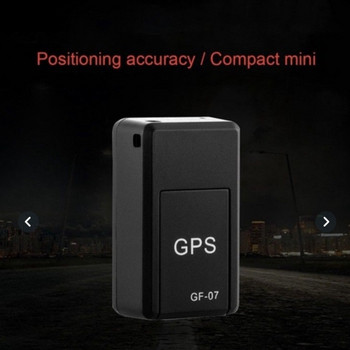 GF-07 Мини GPS тракер Магнитно SOS проследяващо устройство за дълъг режим на готовност за превозно средство/кола/човек/домашен любимец Проследяване на местоположението Локатор в реално време