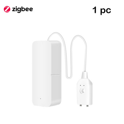 Tuya ZigBee 3.0 Inteligentný domáci senzor vody, detektor úniku vody, alarm úniku vody, funguje s Tuya ZigBee Hub