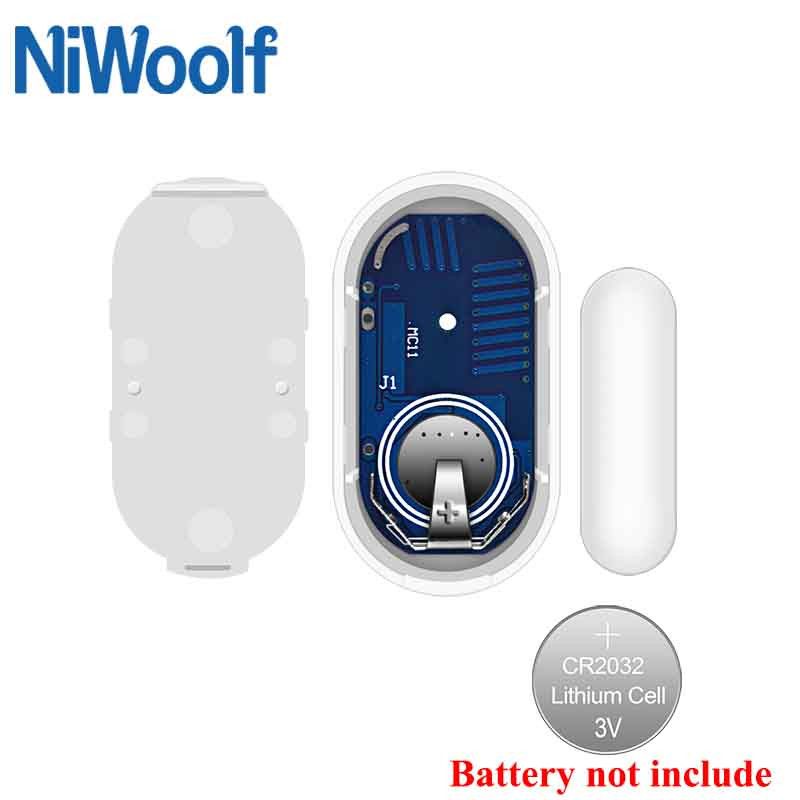 Bezdrôtový senzor dverí 433MHz detektor otvorených okien EV1527 pre náš inteligentný domáci bezpečnostný poplašný systém proti vlámaniu