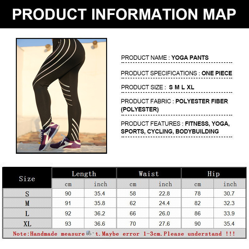 Dryžuota spauda Moterų jogos antblauzdžiai Fitnesas Bėgimas Skinny Kompresinės Kelnės Kvėpuojančios Aukšto Liemens sportinės kelnės Drop Ship