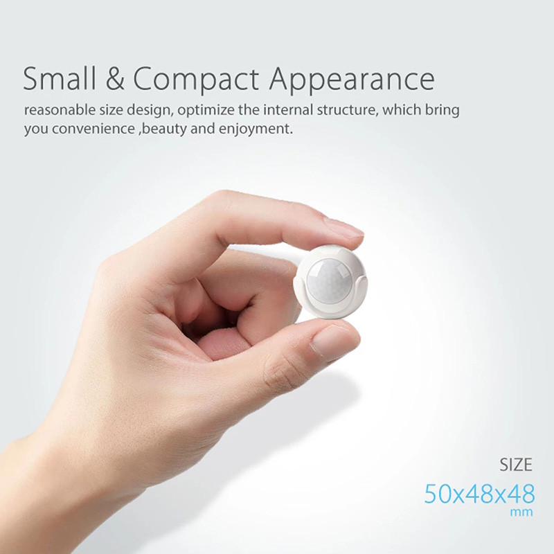 TUYA Smart Wifi PIR senzor pokreta Ugrađena baterija Alarm Pasivni infracrveni detektor za kućnu automatizaciju Kućni alarmni sustav Tuya