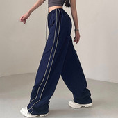 Hétköznapi táskás nadrágok női vintage túlméretezett hip-hop kocogók Harajuku utcai ruházat BF női melegítőnadrág széles szárú nadrág