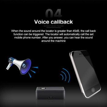 Απομακρυσμένη οθόνη φωνής GSM Ευαίσθητη συσκευή ήχου αμφίδρομης τριπλής ζώνης Φορητή μίνι ακρόαση Bug Instant Audio Gadget Αυτόματη κλήση