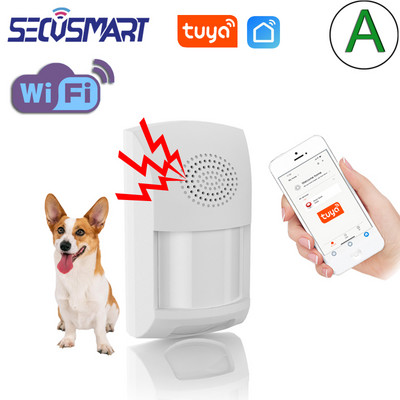 Tuya WiFi PIR infrapuna detektor nutikas kodu inimese liikumisandur 25 kg lemmiklooma immuunkaitse kaitse alarm APP kaugjuhtimispult