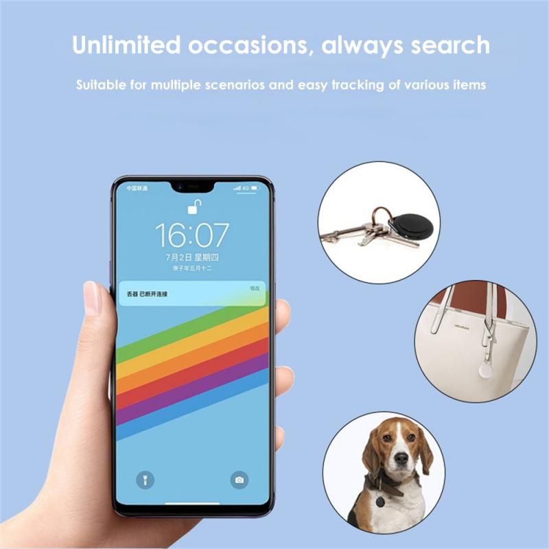 Mini pretpazaudēšanas ierīces vienumu pozicionēšana Pretpazaudēšanas drošības signalizācijas ierīce GPS izsekotājs mājdzīvnieku bērniem Atslēga Darbs ar Apple Find My