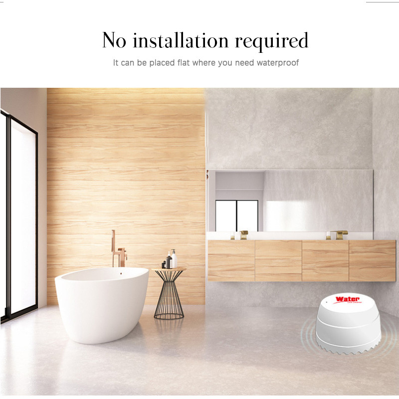 CORUI vízbemerítő érzékelő WiFi árvíz vízszivárgás érzékelő riasztó Vízálló Smart Home Security Smart Life APP távfelügyelet