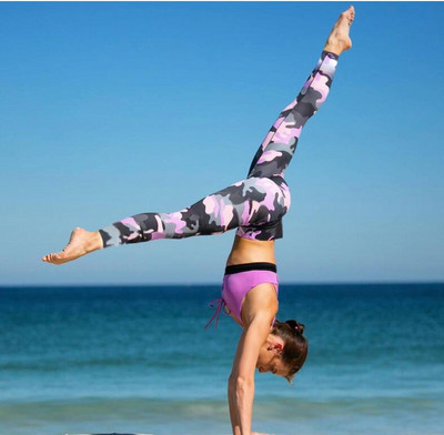 Hlače za trčanje Ženska sportska odjeća Tajice za fitness i teretanu Visoko elastične sportske tajice Mujer Ženske mrežaste tajice za rad u kombinaciji crne