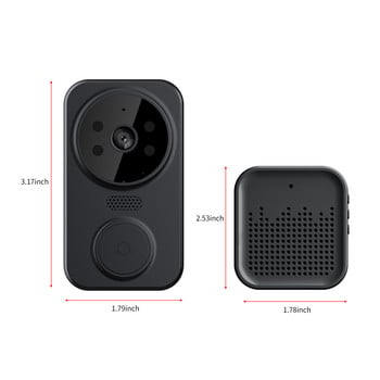 Tuya Smart Video Doorbell Wireless HD Camera PIR Motion Detection IR Alarm Security Door Bell WiFi Intercom for Home Apartment