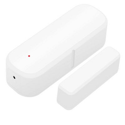 Tuya Smart WiFi durų jutiklis durų langas atidarytas / uždarytas detektorius Smart Life APP Control House Apsaugos apsaugos signalizacijos sistema