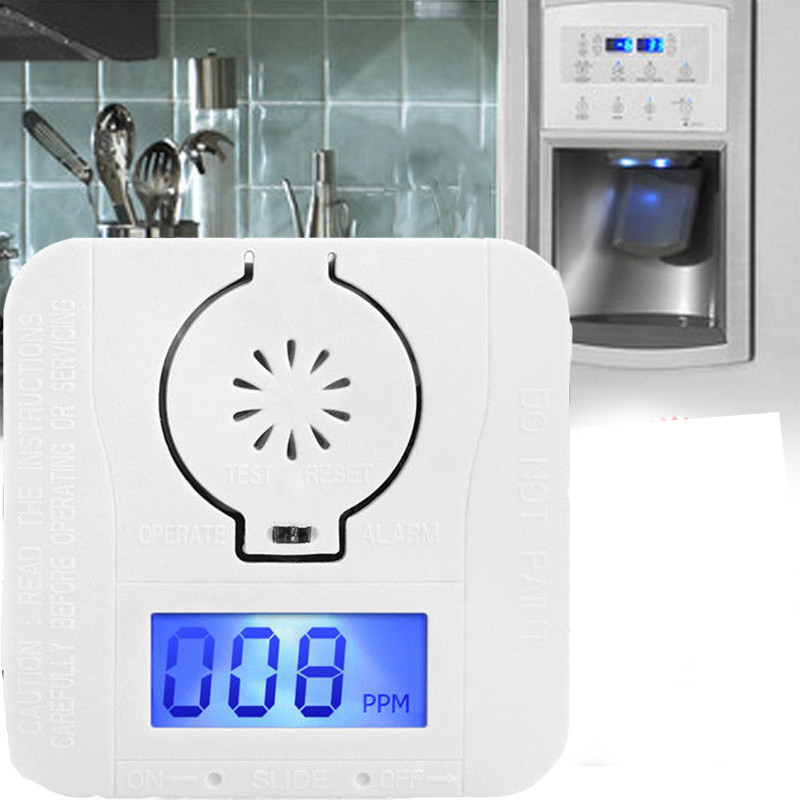 Sigurnosni alarm za ugljični monoksid Digitalno upozorenje Alarmni senzor Detektor Temp LCD zaslon Detektori ugljičnog monoksida Sigurnost doma