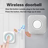 Wireless Doorbell Smart Home Wired Door Bell Welcome Home 36 τραγούδια Welcome Chimes Front Door Calls Wireless Bell For House