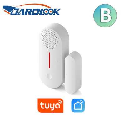 WiFi ajtó érzékelő Tuya Smart Door Nyitott zárt Érzékelők WiFi Alkalmazás Értesítés Google Kezdőlap Alexa ablak Nyitott érzékelő Intelligens élet