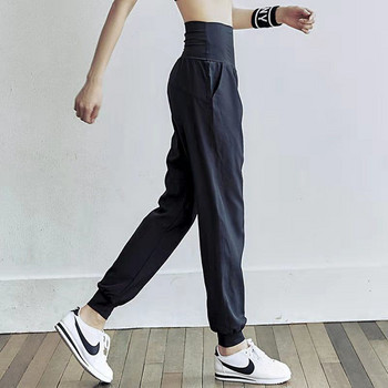 Бързосъхнещи спортни панталони за йога Големи дамски панталони с висока талия Свободни тренировъчни панталони за бягане Ежедневни панталони за фитнес