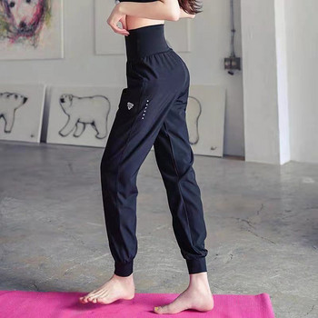 Бързосъхнещи спортни панталони за йога Големи дамски панталони с висока талия Свободни тренировъчни панталони за бягане Ежедневни панталони за фитнес