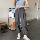 Vispārīgas sporta bikses Sieviešu brīvas plānas ātri žūstošas ikdienas bikses Ice Silk Pants Platas vasaras sporta bikses