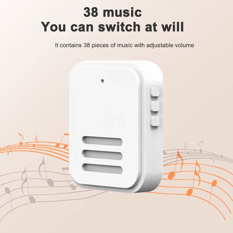 Bezvadu durvju zvana kamera Wifi domofons video durvju zvana balss uzlāde Nakts redzamība bezvadu durvju zvans Viedās mājas drošības aizsardzība