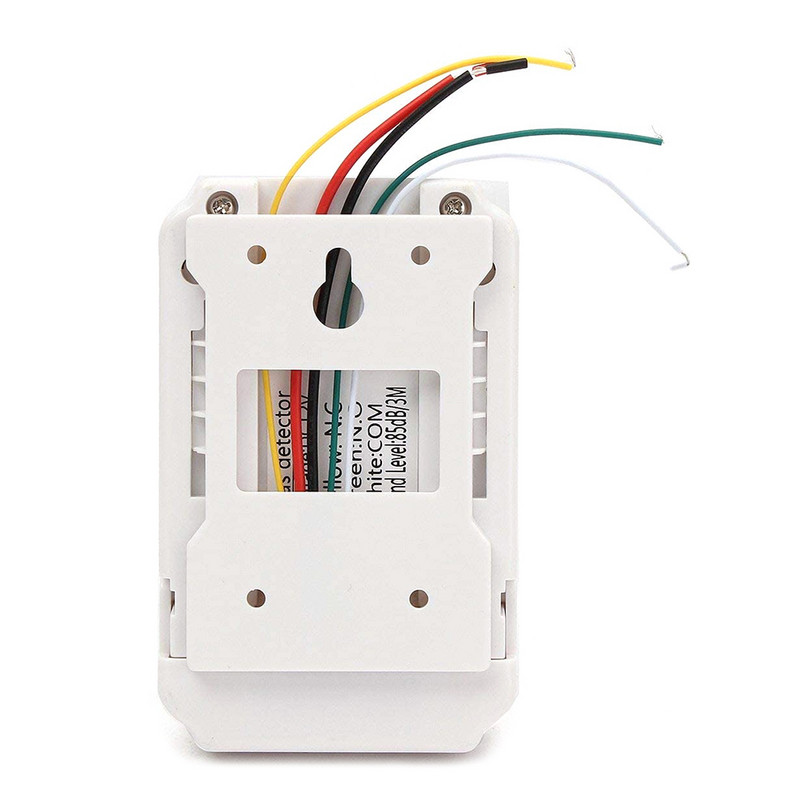 Detectoare de gaz montate pe perete 12V Alarmă Butan Senzor GPL Lumină sonoră Avertizare Propan pentru protecția dormitorului casnic Sistem de alarmă