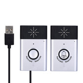 H6T Dingdong runājošs durvju zvans, tālsatiksmes domofona avārijas ierīce, bezvadu mājas zvanu atgādinājums, kas attiecas uz visām durvīm