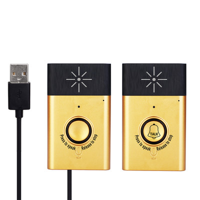 H6T Dingdong runājošs durvju zvans, tālsatiksmes domofona avārijas ierīce, bezvadu mājas zvanu atgādinājums, kas attiecas uz visām durvīm