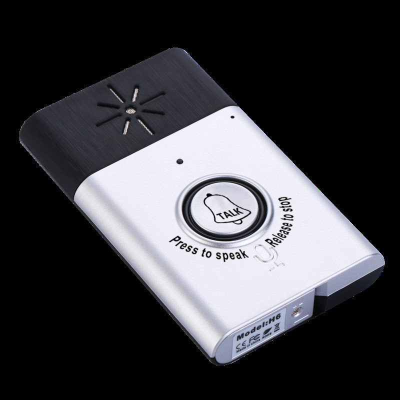 H6T Dingdong runājošs durvju zvans, tālsatiksmes domofona avārijas ierīce, bezvadu mājas zvanu atgādinājums, kas attiecas uz visām durvīm