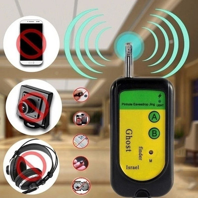 Anti-Candid Безжичен сигнал детектор Anti-Spy Full Range Device GSM сигнал Camera Detector Anti-Cheating Scanner Tracker Finder