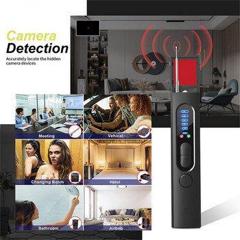 X13 Full Range Camera Hidden Finder Anti Spy Bug Listening Device GPS Tracker RF Wireless Signal Scanner For Home Office Travel
