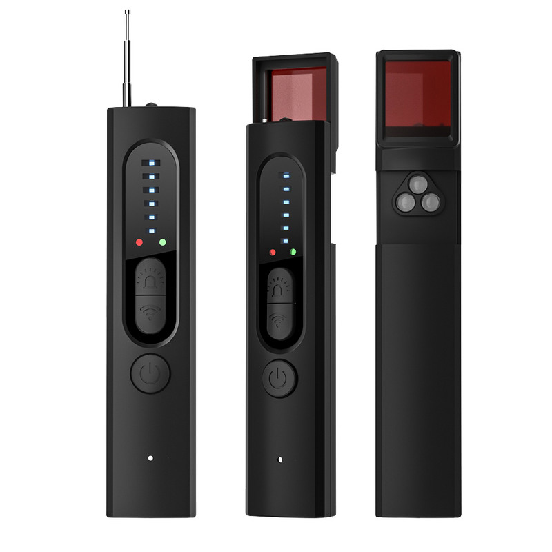 2023 m. radijo dažnio signalo paslėptos kameros detektorius, apsaugantis nuo šnipinėjimo, atviros kameros magnetinis GPS lokatorius, belaidis garso GSM klaidų ieškiklis