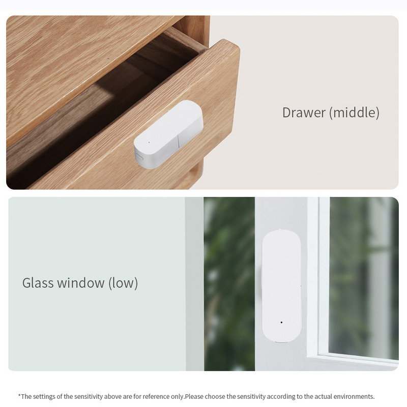 Tuya ZigBee Smart Vibration Sensor Smart Home Sigurnosni sustav zaštite Razbijanje vrata Prozor Protuprovalni alarm Praćenje u stvarnom vremenu