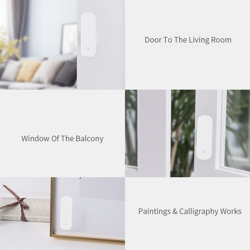 Tuya ZigBee Smart Vibration Sensor Smart Home Sigurnosni sustav zaštite Razbijanje vrata Prozor Protuprovalni alarm Praćenje u stvarnom vremenu