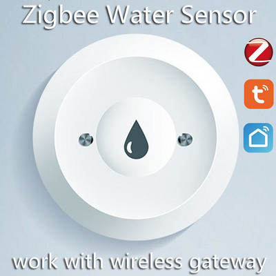 eMastiff ZigBee Сензор за изтичане на вода Tuya Интелигентен дом Детектор за нивото на водата Smart Life App Сигурност Защита срещу течове на вода