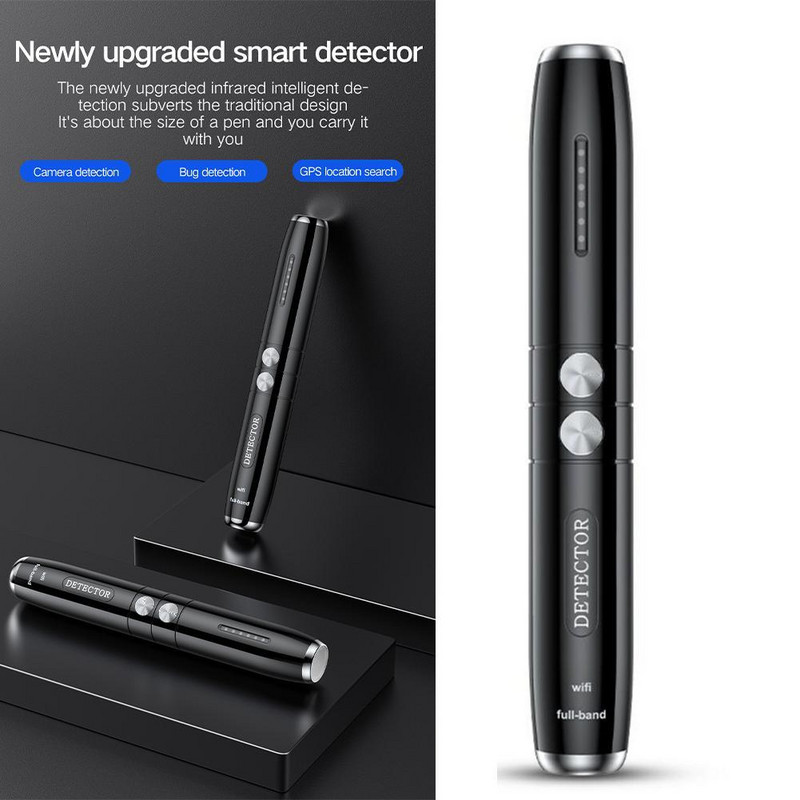 RF-signaaliotsija juhtmevaba kaamera miniviga, pealtkuulamisblokeerija lokaator varjatud vidinakaamera/GSM/GPS-i infrapuna-nõelava raadioskanner