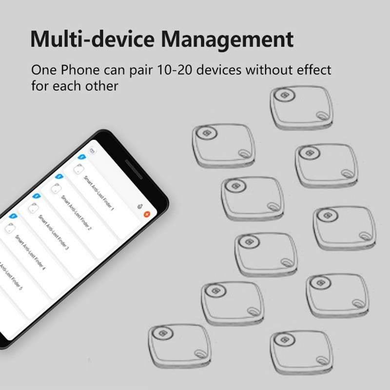 Nauja mini sekimo įrenginio žyma Smart Finder Pet Tracker GPS vieta Bluetooth Tracker Smart Tracker Transporto priemonė Pamestas Tracker