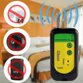 Nešiojamasis RF belaidžio signalo detektorius, seklys mini kameros ieškiklis viso dažnio tikrinimo aliarmo įrenginio apsaugos nuo šnipinėjimo radijo bangų detektorius