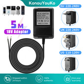 Transformatora lādētājs 18V maiņstrāvas barošanas adapteris 220V-240V EU UK ASV spraudnis Wifi Smart video durvju zvana kamerai video durvju zvana zvans