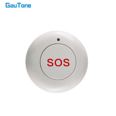 Buton SOS fără fir GauTone Buton de urgență pentru alarmă antiefracție la domiciliu de 433 MHz.