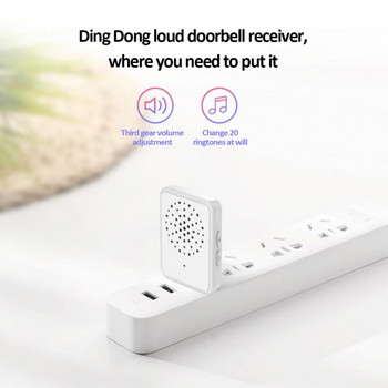 Κάμερα WiFi Door Bell Security Protection Tuya 2.4G αμφίδρομος ήχος νυχτερινό βίντεο Doorbell Έξυπνο σπίτι με μικρόφωνο Tuya Doorbell