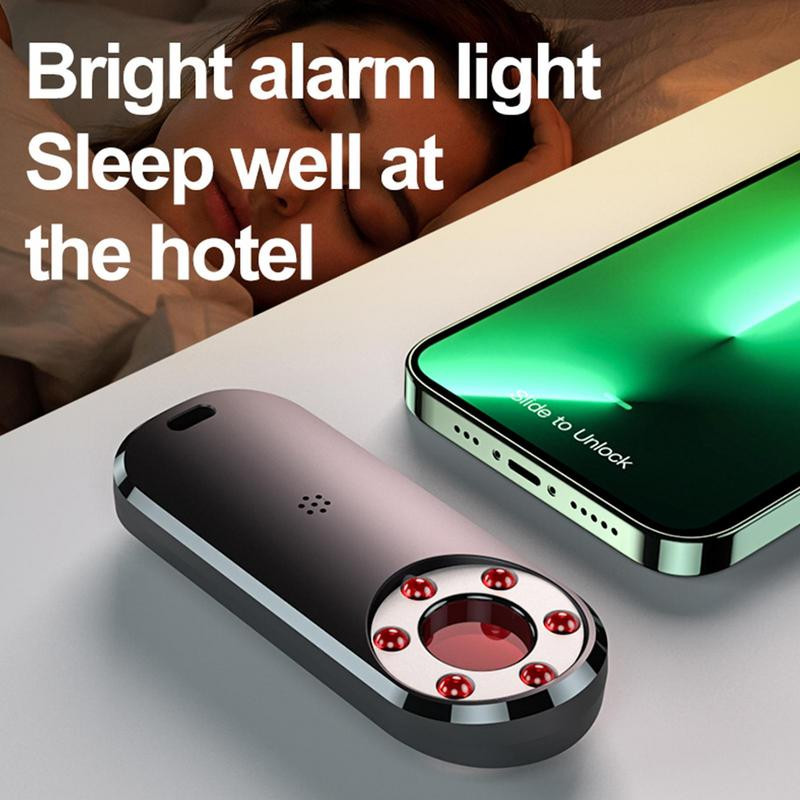 Kamera Detector Anti-Monitor 25H Working Wireless Signal Scanner GPS Tracker Detector Time Infraraudonųjų spindulių įrankis, skirtas namų biuro kelionėms