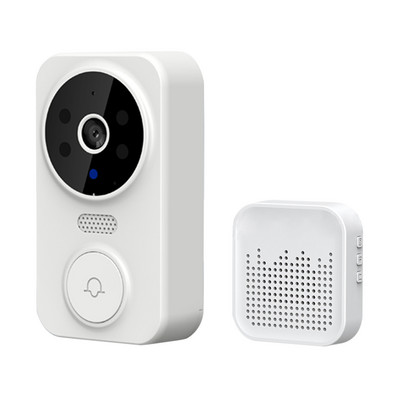Wifi Tuya Κουδούνι πόρτας ασφαλείας αμφίδρομη ενδοεπικοινωνία Visual Intelligent Doorbell Υπέρυθρο Σύστημα Ασφαλείας Νυχτερινής Όρασης Οικιακή οθόνη