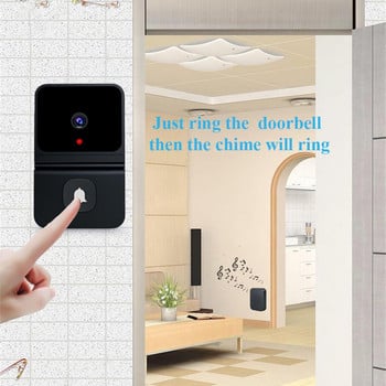 Smart WiFi Video Doorbell Camera Visual Intercom με Chime Night Vision IP Door Bell Ασύρματη κάμερα ασφαλείας σπιτιού