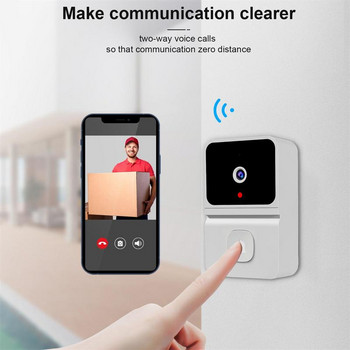 Smart WiFi Video Doorbell Camera Visual Intercom με Chime Night Vision IP Door Bell Ασύρματη κάμερα ασφαλείας σπιτιού