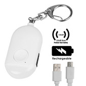 Pašaizsardzības signalizācija 130 dB Meiteņu Sieviešu Drošības Aizsardzības Brīdinājums Personiskā drošība Kliedz Skaļi Atslēgu piekariņa trauksmes avārijas uzlādes trauksmes signāli