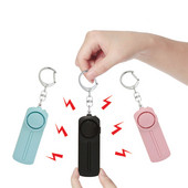 Mini Personal Self-Defense Alarm Emergency Security Signalizācija 130dB trauksmes skaņa
