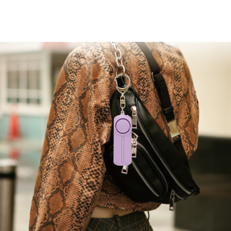 Mini Personal Self-Defense Alarm Emergency Security Signalizācija 130dB trauksmes skaņa