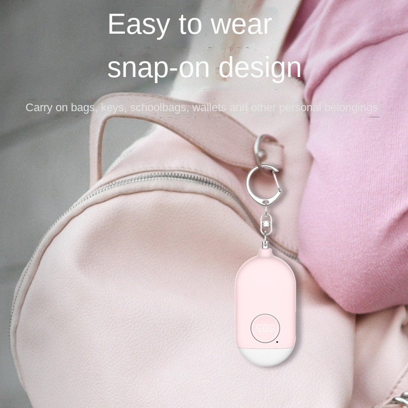 Uzlādējams pretvilku trauksmes lukturītis Viedais pretvilku artefakts āra personīgais trauksmes signāls Vilka aizsargs Sos poga