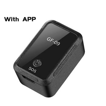 Mini GF-09 GPS Car Tracker Tracking σε πραγματικό χρόνο Anti-lost Locator Magnetic Mount Positioner Support 32G TF Card