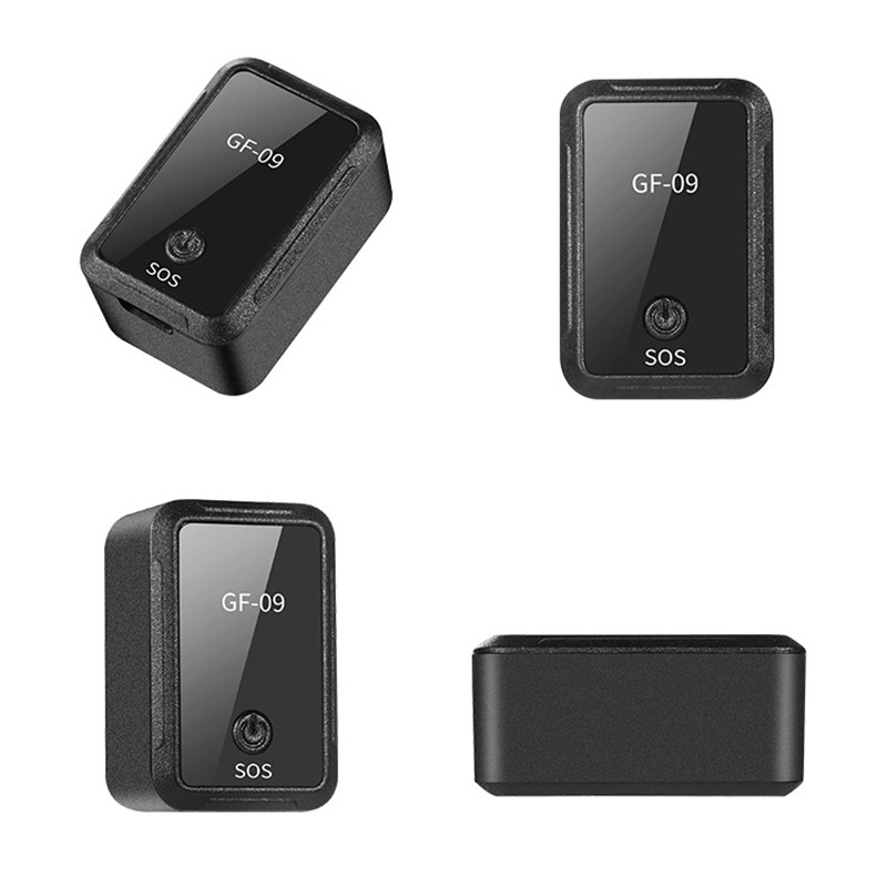 Mini GF-09 GPS autós nyomkövető valós idejű nyomkövető, elvesztés elleni lokátor mágneses rögzítő pozicionáló támogatás 32G TF kártya